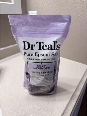 Dr. Teal's Pure Epsom Salt Soaking Solution Cozy Lavender